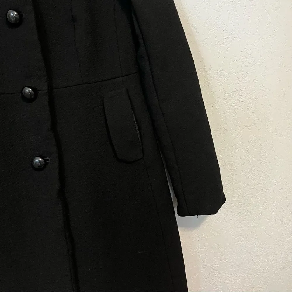 J. Crew Black Pea Coat - Picture 8 of 13